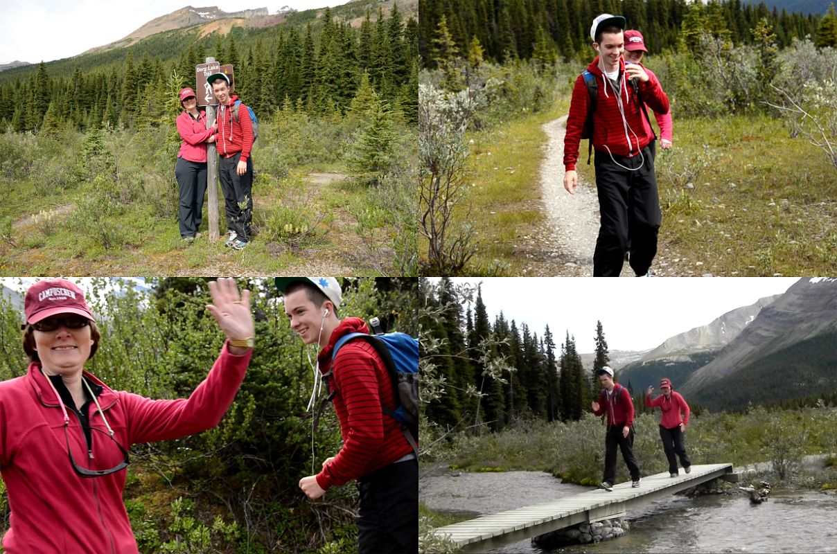 01 Charlotte Ryan and Peter Ryan Hike The Berg Trail From Robson Pass To Berg Lake